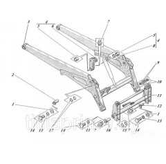 Рычаг 533-9-62-25-349-2-02К
