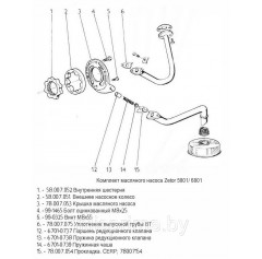 Насос масляный Z 5801 / 6801
