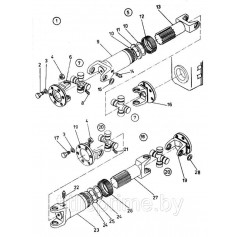 5592-22-9002; Карданный вал средний