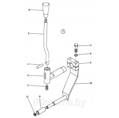 5007-09-9001; Управление гидромотором лебедки