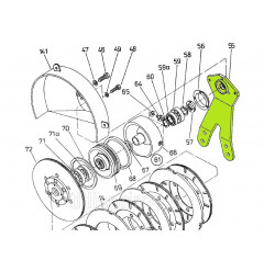 5592-30-9027; Лапка лебедки правая