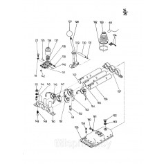 5007-14-9100; Рычаг КПП комплект